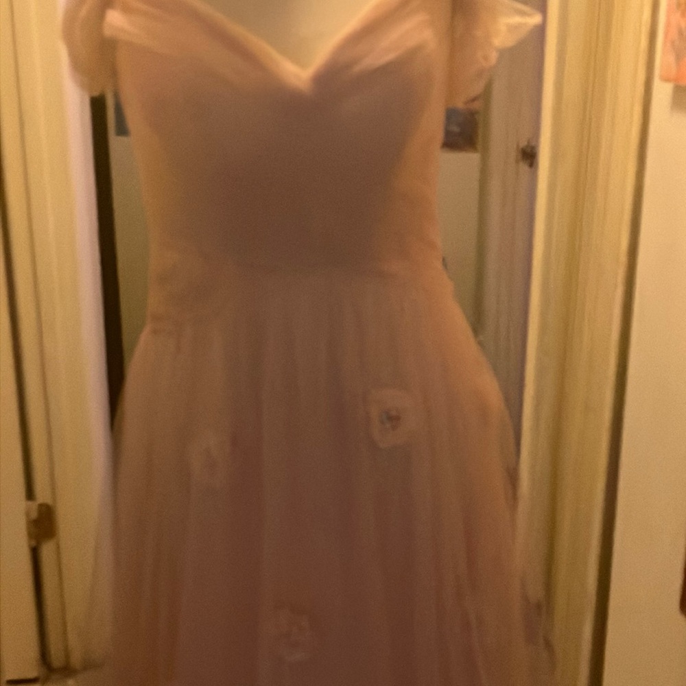 Elegant Pink Tulle Dress